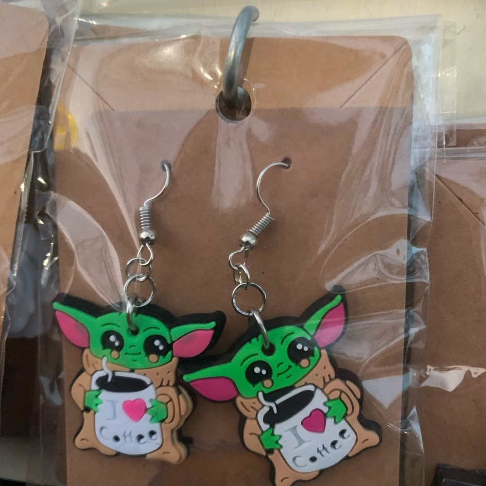 Star Wars Baby Yoda Earrings!!!